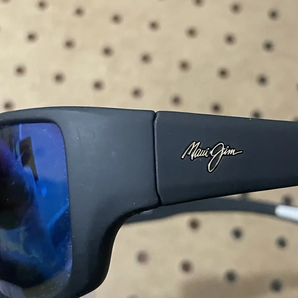 Maui Jim Local Kine Sunglasses Mens Black MJ810-27M Transparent Lenses 61-18-125